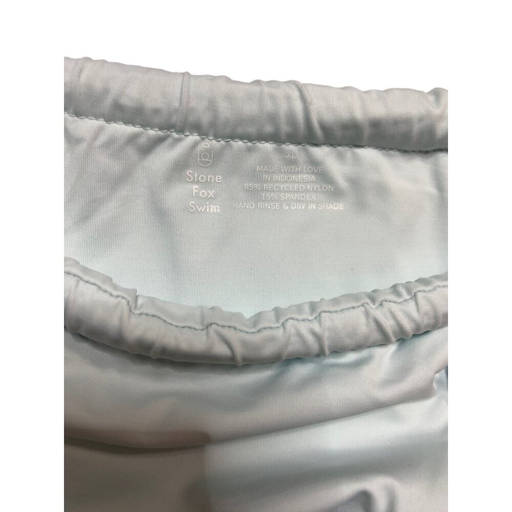 NWT Stone Fox Swim x Free People Lele Tie Front Bandeau Bikini Bottom Set-sz XL - Picture 4 of 7